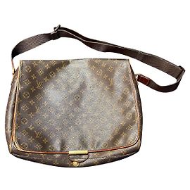 Borsa da viaggio Louis Vuitton Messenger Abbesses Marrone Pelle