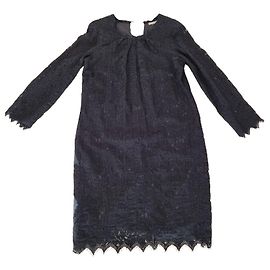 Il tubino in pizzo nero NINA RICCI IT46