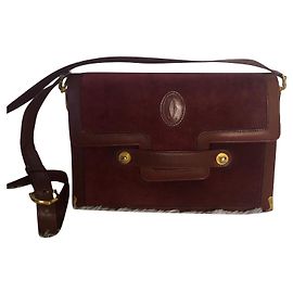 Cartier Must de Cartier Handbag Dark Red Deerskin