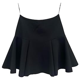 Falda Lanvin de neopreno negra