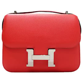 Hermès Rosso Mini Epsom Constance 18