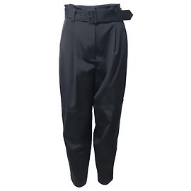 A.L.C ALC Hose mit Gürtel in schwarzem Acetat