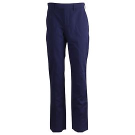 Gerade geschnittene Balenciaga-Hose aus marineblauer Baumwolle