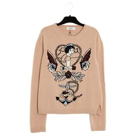 Valentino Pullover beige aus Wolle und Kaschmir