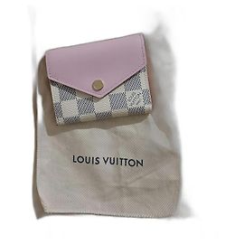 Cartera Louis Vuitton Zoe Damier Azur Rosa Piel