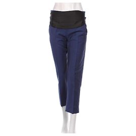Acne Studios Hose aus Wolle und Mohair in Blau