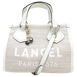 NUOVA LANCEL SUMMER TOTE MINI BORSA A MANO12006 BORSA A SPALLA IN TELA E PELLE