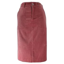 Falda midi rosa Apc