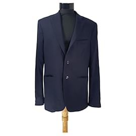 Acne Studios Drifter J Str Blazer Marineblau Wolle