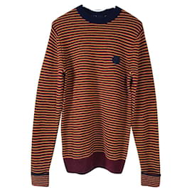 Fred Perry Gestreifter Pullover aus Lammwolle