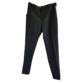 Pantalones de lana Bouchra Jarrar Negros
