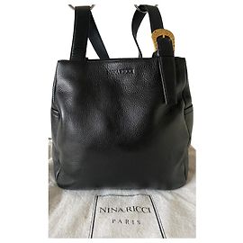 Borsa Nina Ricci in pelle nera