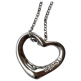 Tiffany & Co Cuore aperto Elsa Perretti platino