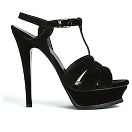 TRIBUTE SCHWARZER SAMT IN38.5 NEU - Saint Laurent