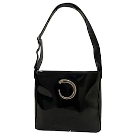 Borsa Cartier Panthère in vernice nera
