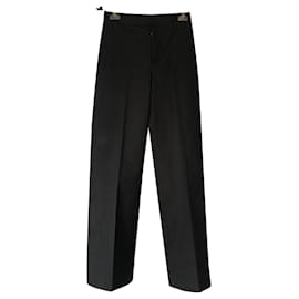 Pantalones negros de algodón Dsquared2 Talla 40