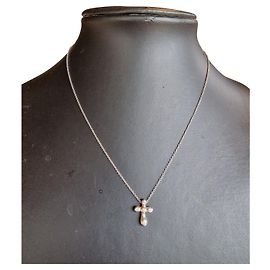 Tiffany & Co Croce in platino e diamanti Peretti