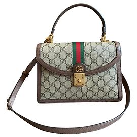 Gucci Borsa Ophidia piccola GG con manico superiore