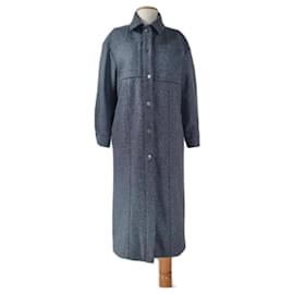 Abrigo Roseanna de lana gris Talla 36