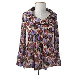 Blusa Alberto Biani de seda multicolor
