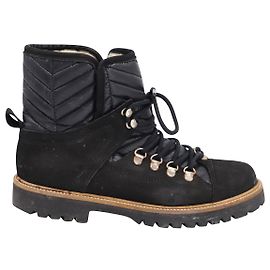 Botines Ganni Edna en Ante Negro