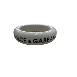 Bracciale rigido Dolce & Gabbana bianco acetato