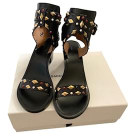 Sandali Isabel Marant in pelle neri 39