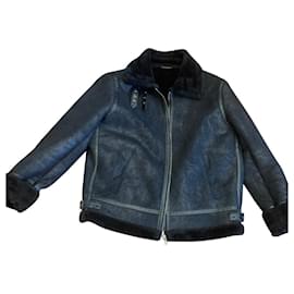 Autre Marque Chaqueta Bomber True Originals de Nubuck Negro Talla 42
