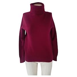 Uniqlo Kaschmir Rollkragenpullover Dunkellila M