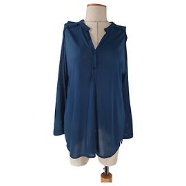 Filippa K Blusa de Viscosa Azul Talla XL