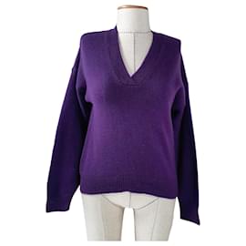 Maison Anje Kaschmirpullover Lila - Autre Marque