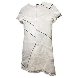 Abito Chanel in misto cotone bianco