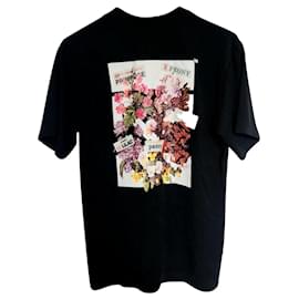 T-shirt nera Off White in cotone