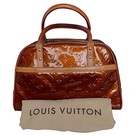 Borsa Louis Vuitton Monogramma Pelle Vernice Cognac