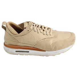 NikeLab Air Max 1 Lino reale in pelle scamosciata marrone chiaro