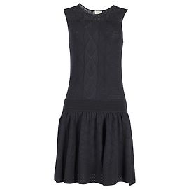 Vestido de malha acácia Temperley London em viscose preta