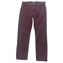 Isabel Marant Etoile Mom Jeans Rosa Ciruela Algodón
