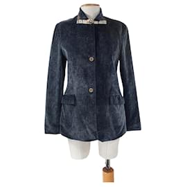 Americana Escada Sport de terciopelo gris
