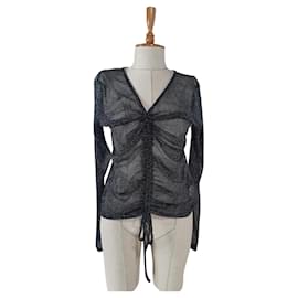 Autre Marque Blusa Minnie Trasparente Nera