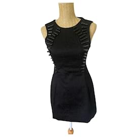 Minivestido Asos Black de algodón negro