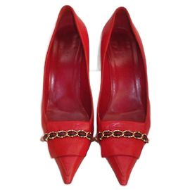 Décolleté Gucci in pelle rossa 40