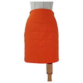 Falda MCM Naranja de Poliamida