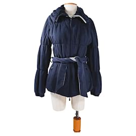 Colombo Jacke aus blauem Kaschmir