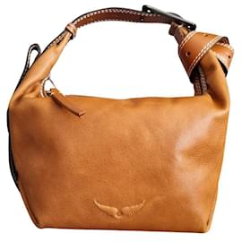 Zadig & Voltaire Le Cecilia Schultertasche braunes Leder