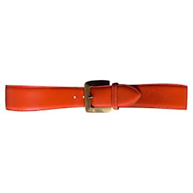 Kenzo Ledergürtel Orange