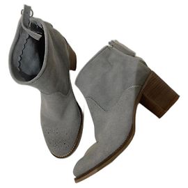 Autre Marque Botines Minka Design de ante azul claro