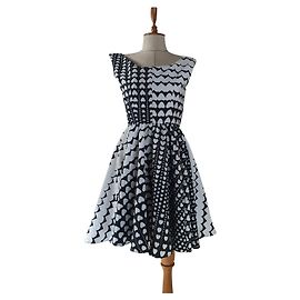 Kleid Tara Jarmon Schwarz Weiß