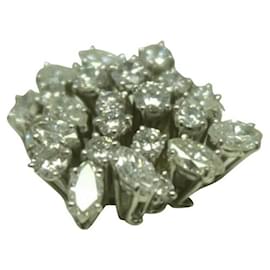 Autre Marque Franco Pianegonda Diamantring aus 18 Karat Weißgold