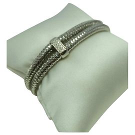 Autre Marque Pulseira Franco Pianegonda em ouro branco