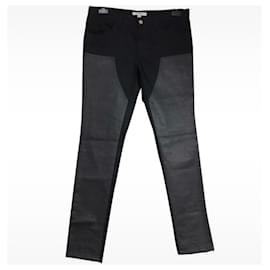 Jeans Givenchy de denim negro recubierto Talla 42